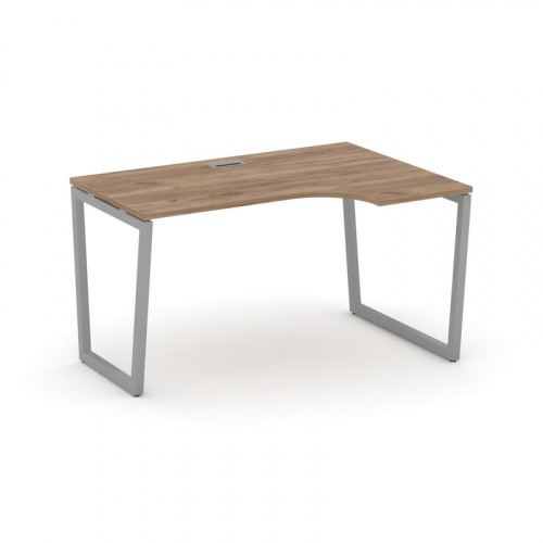 Style Project Стол рабочий эргоном. SN-4T2.SPA-012(R) Акация Лорка/Металл Антрацит/Заглушка Пластик фото 9