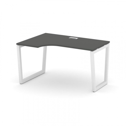 Style Project Стол рабочий эргоном. SN-5T2.SPA-011(L) Акация Лорка/Металл Антрацит/Заглушка Пластик фото 19