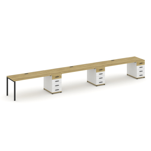 Бенч-система на 3 места с 3 опорными тумбами Concept CN.ORS-444 фото 6