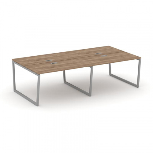 Style Project Рабочая станция 2-х сторон. SN-4T2.DRS-044 Акация Лорка/Металл Антрацит/Заглушка Пласт фото 9