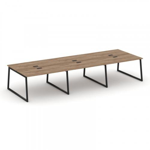 Style Project Рабочая станция 2-х сторон. SN-4T1.DRS-073 Акация Лорка/Металл Антрацит/Заглушка Пласт фото 6