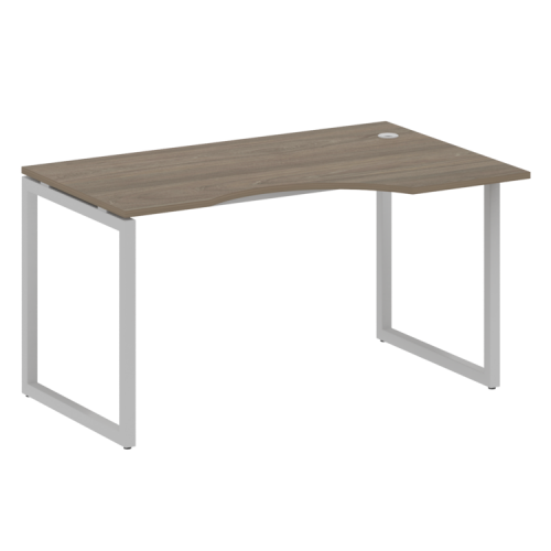 Стол криволинейный правый на О-обр. м/к Metal System Quattro 40БО.СА-2 (R)