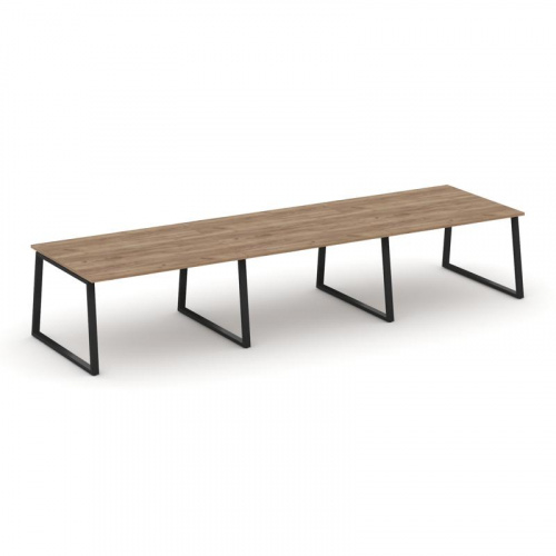 Style Project Стол переговорный SN-6T1.SPRG-052.3 Акация Лорка/Металл Антрацит 3540*1180*750 фото 5 Style Project Стол переговорный SN-6T1.SPRG-052.3 Акация Лорка/Металл Антрацит 3540*1180*750 фото 5