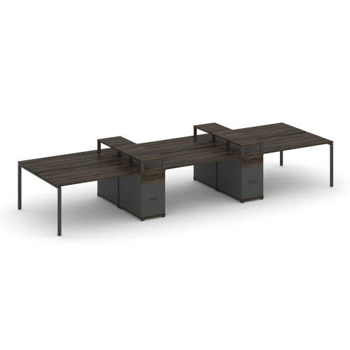 Бенч-система на 6 мест с 2 опорными тумбами Concept CN.DRS-470 фото 3