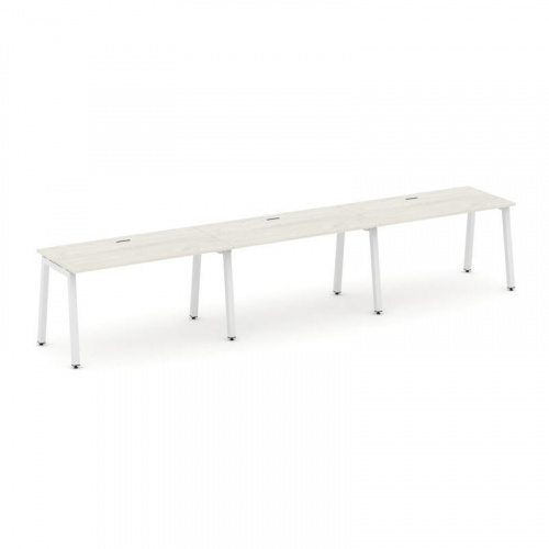 Style Project Рабочая станция 1 сторон. SN-5A.ORS-051 Акация Лорка/Металл Белый 2940*800*750 фото 25