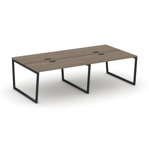 Style Project Рабочая станция 2-х сторон. SN-4T2.DRS-044 Акация Лорка/Металл Антрацит/Заглушка Пласт фото 5