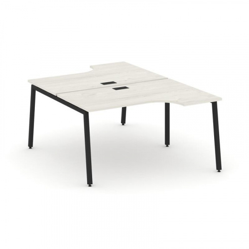 Style Project Рабочая станция эргоном. SN-4A.DRPA-021 Тиквуд Светлый/Металл Антрацит 1380*1632/1992* фото 12