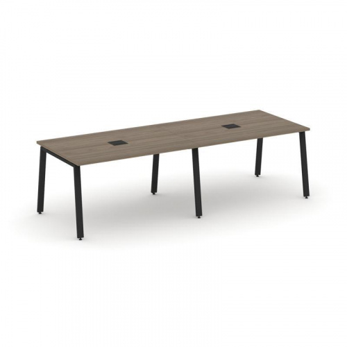 Style Project Стол переговорный SN-6A.SPRG-011 Дуб Табак/Металл Белый 1960*980*750 фото 12