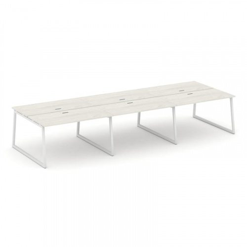 Style Project Рабочая станция 2-х сторон. SN-4T1.DRS-073 Акация Лорка/Металл Антрацит/Заглушка Пласт фото 18