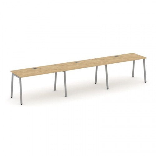 Style Project Рабочая станция 1 сторон. SN-4A.ORS-033 Дуб Табак/Металл Белый 4140*600*750