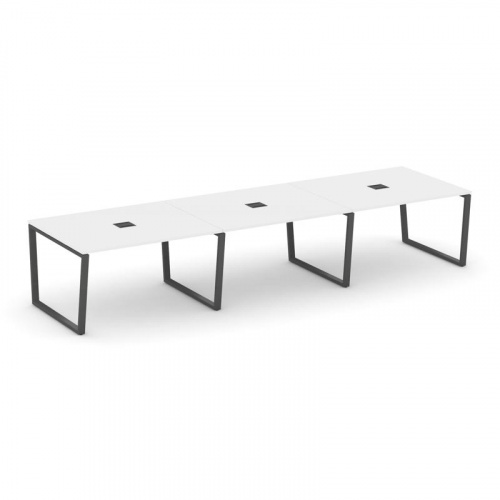 Style Project Стол переговорный SN-6T2.SPRG-054 Акация Лорка/Металл Антрацит/Заглушка Металл Антраци фото 26