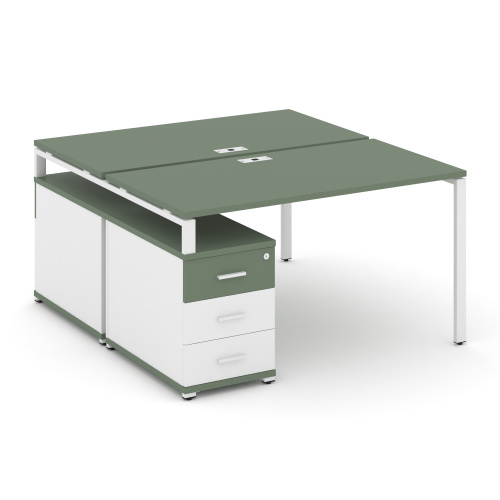 Бенч-система на 2 места с опорной тумбой Concept CN.DRS-301 фото 5