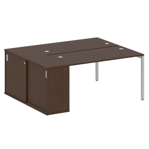 Бенч-система с шкафом-купе на П-обр. м/к Metal System Quattro 40БП.РС-СШК-1.3 фото 10