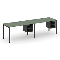 Бенч-система на 2 места с подвесными тумбами Concept CN.ORS-107