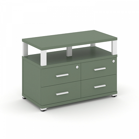 Тумба приставная с 4 ящиками Concept CN.TSP-003 W