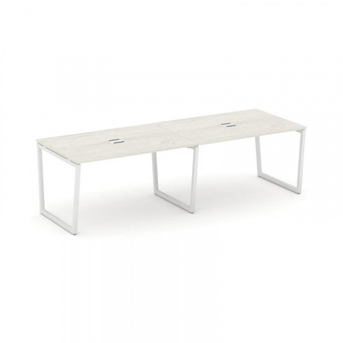 Style Project Стол переговорный SN-4T2.SPRG-012 Акация Лорка/Металл Антрацит/Заглушка Металл Антраци фото 12