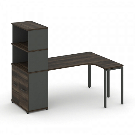Стол эргономичный с опорным распашным шкафом Concept CN.SA-216(R)