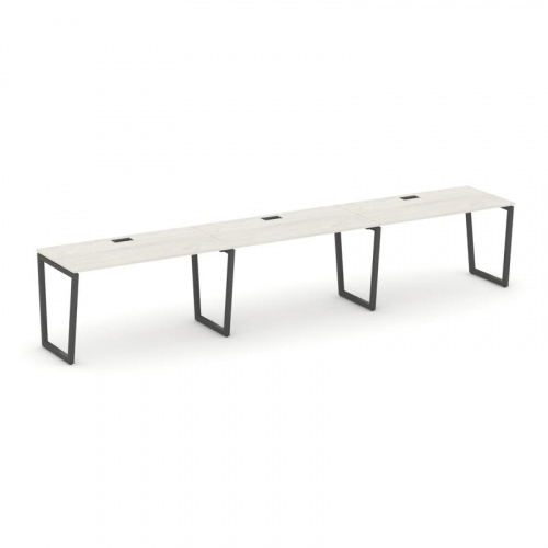 Style Project Рабочая станция 1 сторон. SN-4T2.ORS-032 Акация Лорка/Металл Антрацит/Заглушка Пластик фото 24