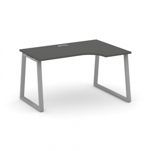 Style Project Стол рабочий эргоном. SN-6T1.SPA-021(R) Акация Лорка/Металл Антрацит/Заглушка Пластик фото 18