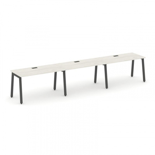 Style Project Рабочая станция 1 сторон. SN-5A.ORS-051 Акация Лорка/Металл Белый 2940*800*750 фото 15