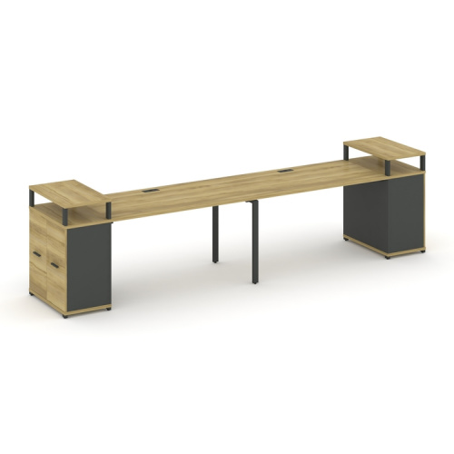 Бенч-система с опорными распашными шкафами Concept CN.ORS-224 фото 4