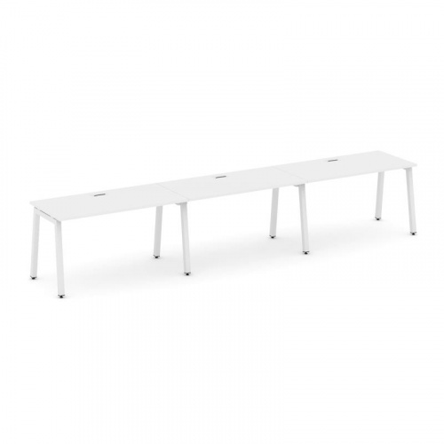 Style Project Рабочая станция 1 сторон. SN-5A.ORS-051 Акация Лорка/Металл Белый 2940*800*750 фото 27