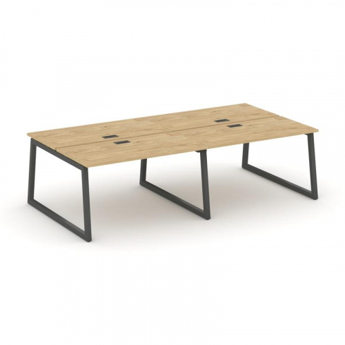 Style Project Рабочая станция 2-х сторон. SN-5T1.DRS-044 Акация Лорка/Металл Антрацит/Заглушка Пласт фото 22