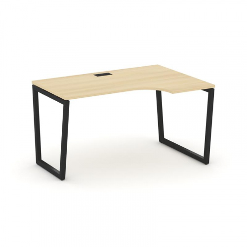 Style Project Стол рабочий эргоном. SN-4T2.SPA-012(R) Акация Лорка/Металл Антрацит/Заглушка Пластик фото 19