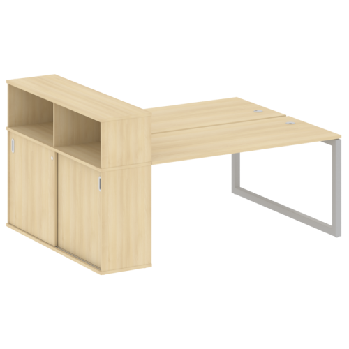 Бенч-система с шкафом-купе на О-обр. м/к Metal System Quattro 50БО.РС-СШК-2.4 фото 4