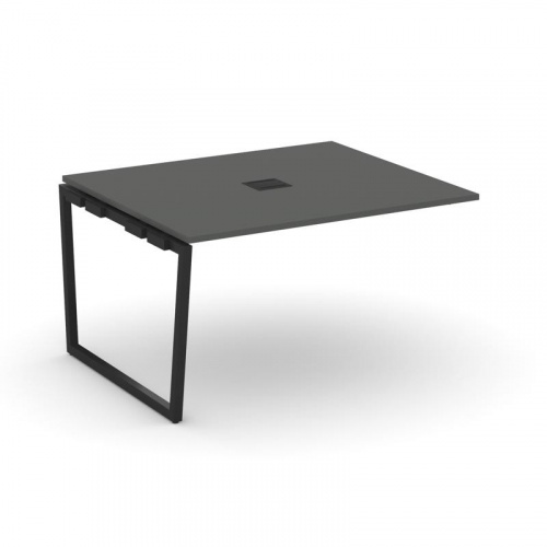 Style Project Проходной наб. элем. перег. стола SN-4T2.NSPRG-032 Акация Лорка/Металл Антрацит/Заглуш фото 6