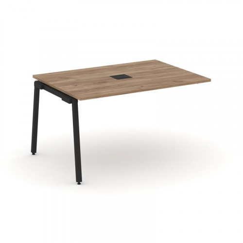 Style Project Проходной наб. элем. перег. стола SN-4A.NSPRG-001 Дуб Наварра/Металл Белый 980*980*750 фото 9