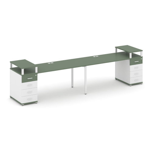 Бенч-система на 2 места с 2 опорными тумбами Concept CN.ORS-426 фото 5