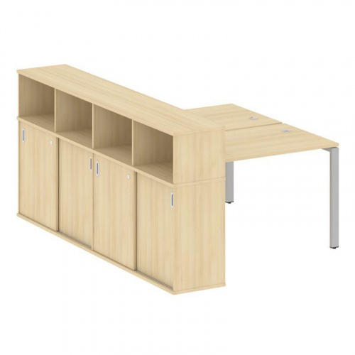 Бенч-система с шкафом-купе на П-обр. м/к Metal System БП.РС-СШК-4.2 фото 11