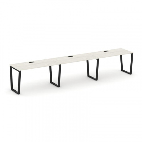 Style Project Рабочая станция 1 сторон. SN-6T2.ORS-042 Акация Лорка/Металл Антрацит/Заглушка Пластик фото 5