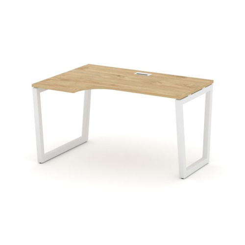 Style Project Стол рабочий эргоном. SN-5T2.SPA-011(L) Акация Лорка/Металл Антрацит/Заглушка Пластик фото 3