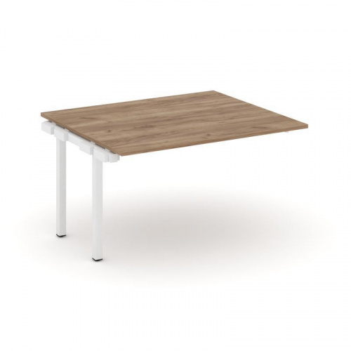 Style Project Проходной наб. элем. перег. стола SN-5P.NSPRG-033.3 Дуб Наварра/Металл Белый 1380*1180 фото 13