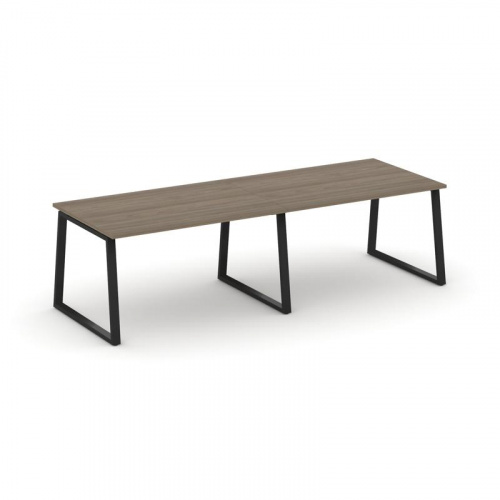 Style Project Стол переговорный SN-6T1.SPRG-014.3 Акация Лорка/Металл Антрацит 3160*980*750 фото 8