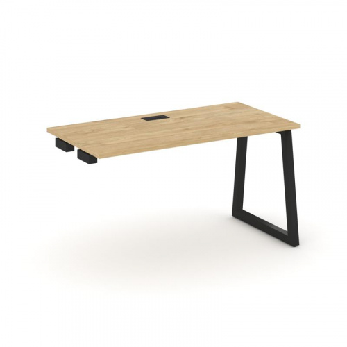 Style Project Стол-приставка к опор. элем. SN-5T1.OPRS-014 Акация Лорка/Металл Антрацит/Заглушка Пла