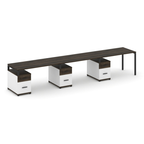 Бенч-система на 3 места с 3 опорными тумбами Concept CN.ORS-347 фото 9