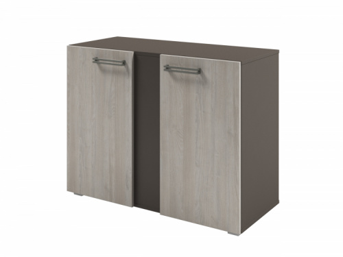 Шкаф низкий широкий с планкой D-75