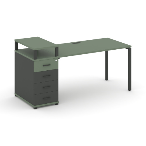 Стол офисный с опорной тумбой Concept CN.SP-409 фото 2