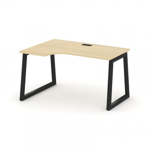 Style Project Стол рабочий эргоном. SN-5T1.SPA-021(L) Акация Лорка/Металл Антрацит/Заглушка Пластик фото 7 Style Project Стол рабочий эргоном. SN-5T1.SPA-021(L) Акация Лорка/Металл Антрацит/Заглушка Пластик фото 7