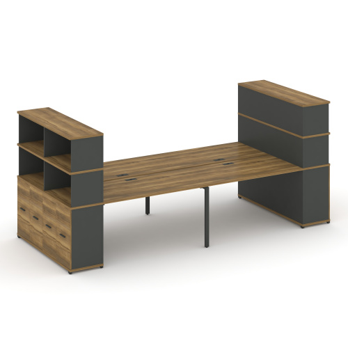 Бенч-система с опорными распашными шкафами Concept CN.DRS-276