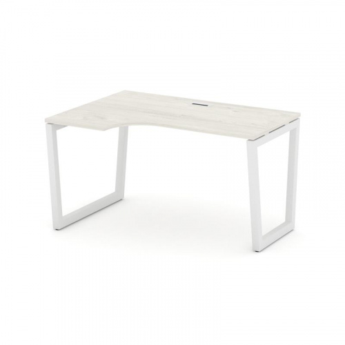 Style Project Стол рабочий эргоном. SN-5T2.SPA-011(L) Акация Лорка/Металл Антрацит/Заглушка Пластик фото 13