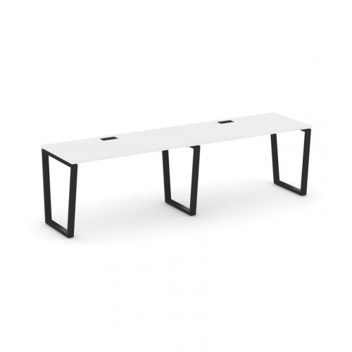 Style Project Рабочая станция 1 сторон. SN-6T2.ORS-012 Акация Лорка/Металл Антрацит/Заглушка Пластик фото 9