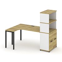 Стол эргономичный с опорным распашным шкафом Concept CN.SA-215(L)