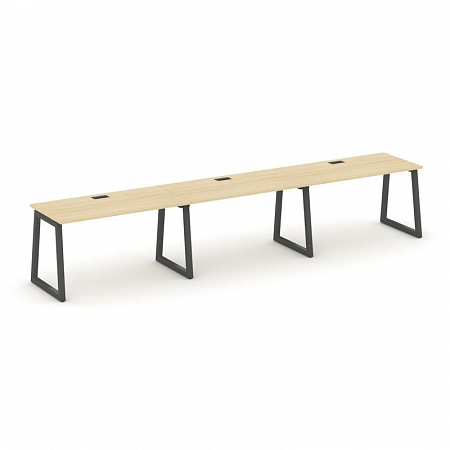 Style Project Рабочая станция 1 сторон. SN-5T1.ORS-031 Акация Лорка/Металл Антрацит/Заглушка Пластик