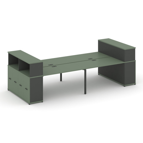 Бенч-система с опорными распашными шкафами Concept CN.DRS-269 фото 2