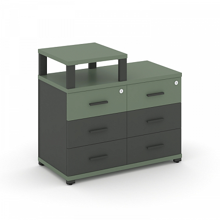 Тумба приставная с 6 ящиками Concept CN.TSP-008 A