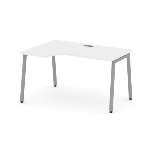 Style Project Стол рабочий эргоном. SN-4A.SPA-021(L) Антрацит/Металл Антрацит 1380*800/980*750 фото 2